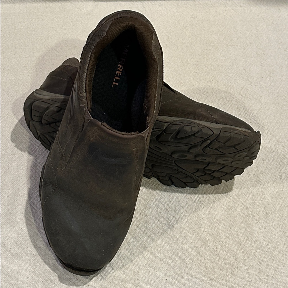 Merrell Men's Dark Brown Slip-On Loafers 11